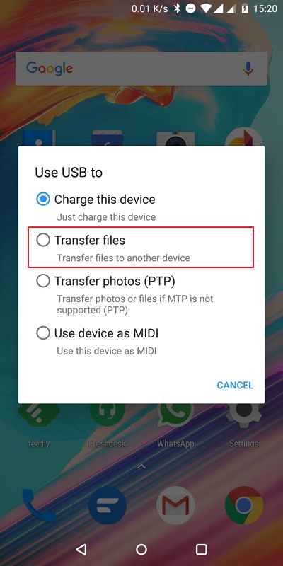 USB charging mode - 2/2