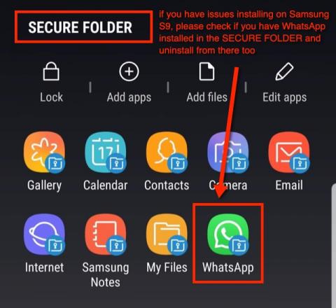 Secure folder Samsung