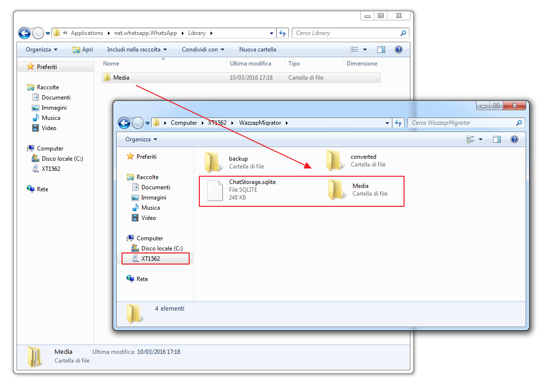 wazzapmigrator folder structure